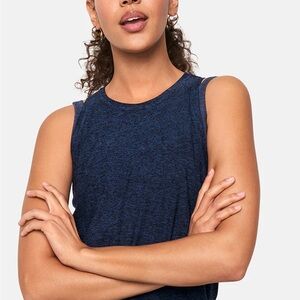 Ideology Blue Sleeveless Tank Top